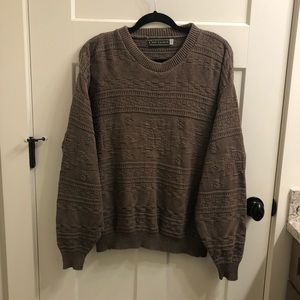 Brown Vintage Dad Sweater